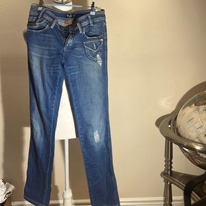 D&G blue low rice Jeans
